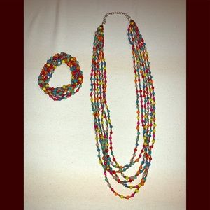 Necklace and bracelet